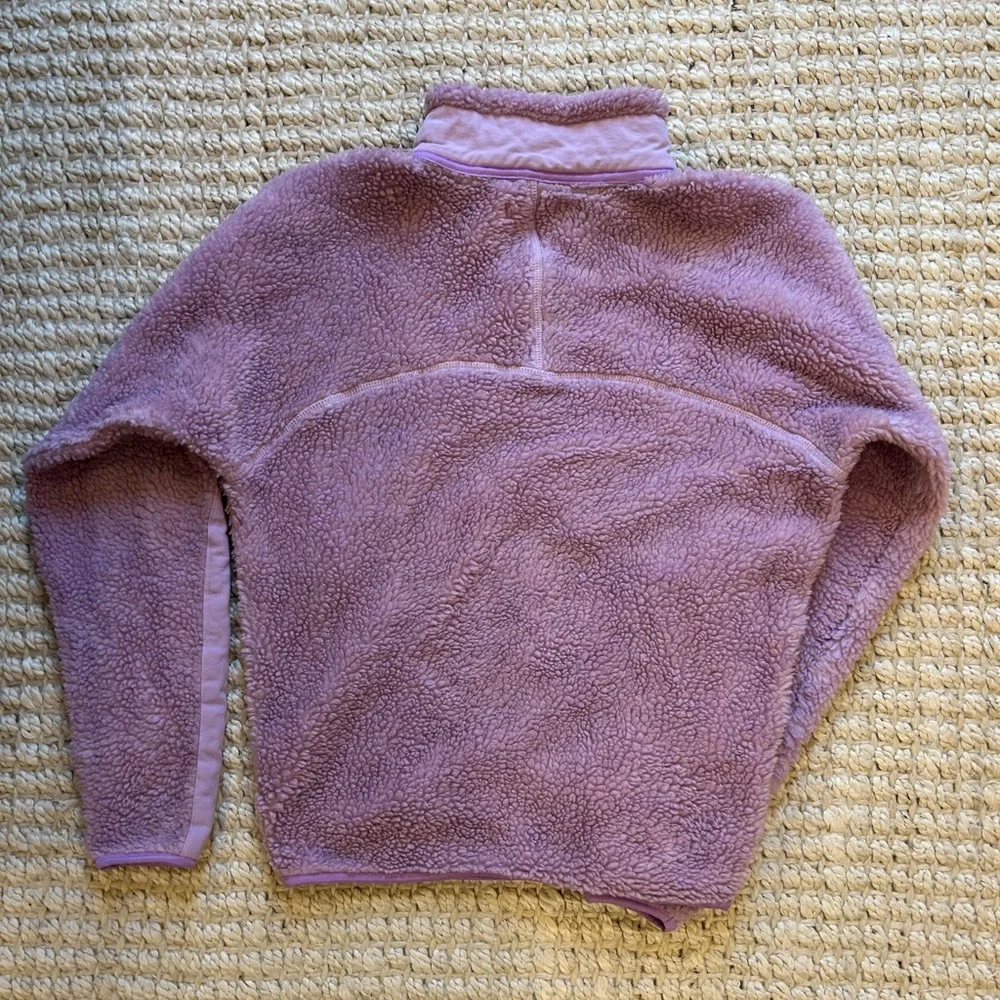 Madhappy Fall Sherpa Half Zip size Small in Lilac - Picture 4 of 9